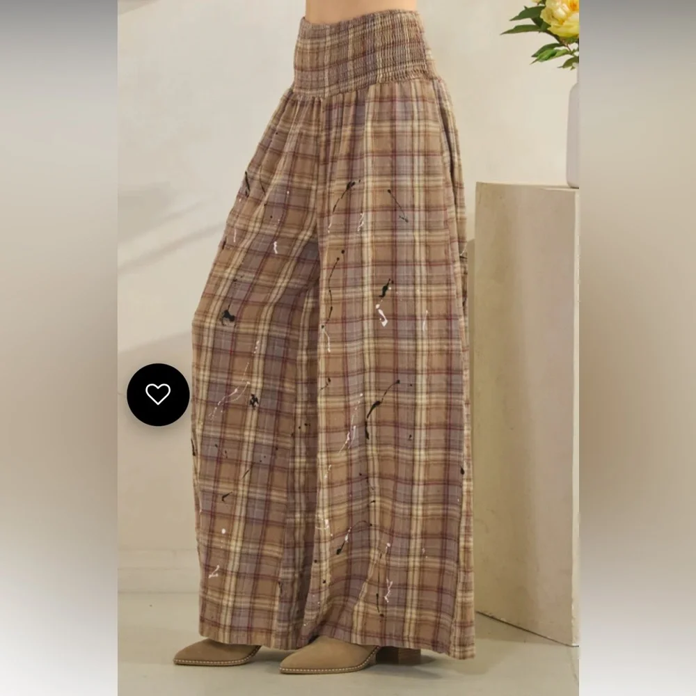 Oli & Hali Plaid Pants - Picture 3 of 6